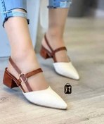 تصویر کفش مجلسی زنانه بارانا مدل 4782 رنگ سفید پاشنه ۳ سانت 