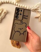 تصویر تدی آویز دار ( طرح قلبی - رنگ قهوه اي ) 