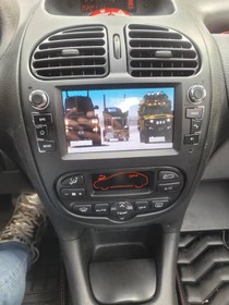 تصویر مانیتور اندروید فابریک پژو 206 ولوم دار 8 اینچ Peugeot 206 factory Android monitor with volume 8 inches