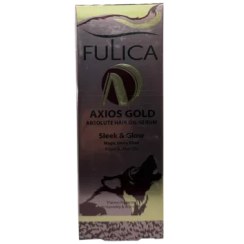 تصویر سرم روغنی براق کننده موی سر حاوی روغن آرگان فولیکا | Fulica Axios Gold Absolute Hair Oil-Serum 