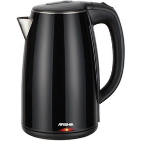 تصویر کتری برقی مشکی عرشیا مدل EK1401-2254 Arshia black electric kettle model EK1401-2254