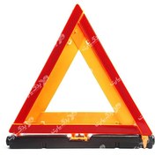 تصویر مثلث شبرنگ خطر خودرو 