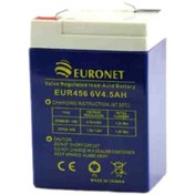 تصویر باتری یو پی اس 6 ولت 4.5 آمپرساعت یورونت مدل EUR456 