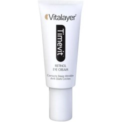 تصویر کرم دور چشم تایم ویت ویتالیر | Vitalayer Timevite Retinol Eye Cream کرم دور چشم کرم دور چشم تایم ویت ویتالیر | Vitalayer Timevite Retinol Eye Cream 15 میلی لیتر