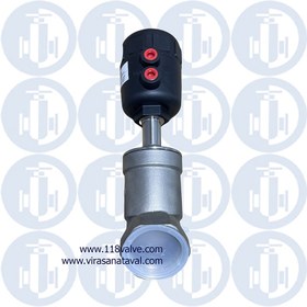 تصویر انگل ولو برند emerzon Pneumatic Angle Seat Valve EMERZON