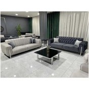 تصویر مبل راحتی چستر مدل لاوین ۸ نفره پایه استیل 