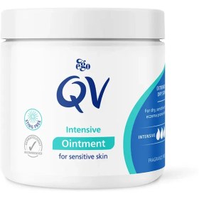 تصویر کرم مرطوب کننده پوست خشک و حساس کیو ویQV Intensive Ointment 