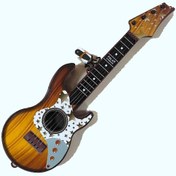 تصویر گیتار اسباب بازی برقی ۴ رشته نارنجی 