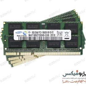 تصویر رم لپ تاپ DDR3 تک کاناله 1333 مگاهرتز سامسونگ ظرفیت 8گیگابایت RAM DDR3