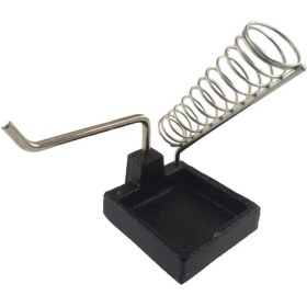 تصویر پایه هویه چدنی مربعی با جای سیم لحیم 