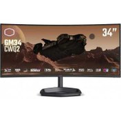 تصویر مانیتور کولر مستر Cooler Master Monitor GM34-CWQ2 سایز 34 اینچ 