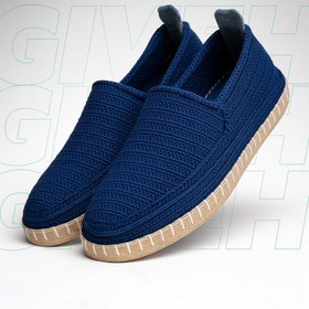 تصویر گیوه دورکنفی سرمه ای 