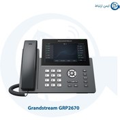 تصویر تلفن رومیزی تحت شبکه گرنداستریم مدل GRP2670 