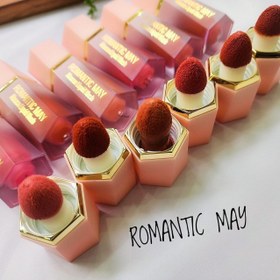 تصویر رژ گونه مایع پددار برند romantic may 