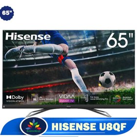 تصویر تلویزیون هوشمند 65 اینچ هایسنس مدل 65U8QF Hisense 65U8QF 65-Inch VA 4K Smart TV