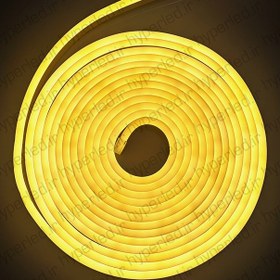 تصویر ریسه نئون فلکسی سفید 5 متر 