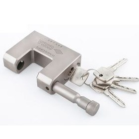 تصویر قفل کتابی فولادی ضدبرش آسترال با 5 کلید کامپیوتری سیزا CISA 