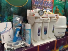 تصویر دستگاه تصفیه آب خانگی سافت واتر ۶ مرحله‌ای با موتور تایوان 