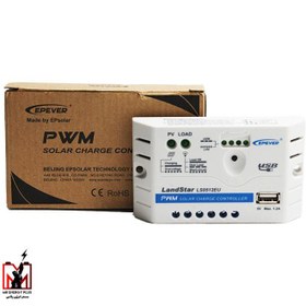 تصویر شارژ کنترلر خورشیدی 5A و 12V مدل LS0512EU سری PWM برند EPEVER 