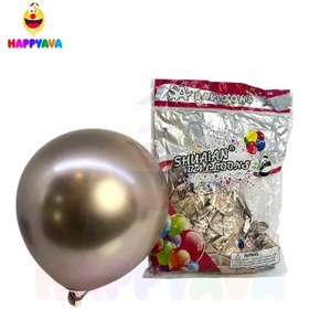 تصویر بادکنک کروم شامپاینی 