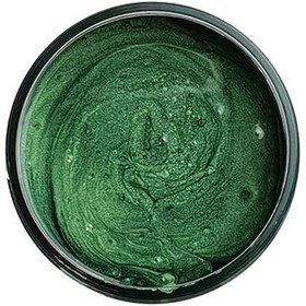 تصویر رنگ خمیری رزین سبز اطلسی صدفی 