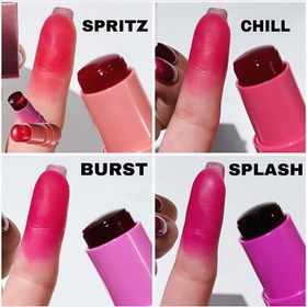 تصویر تینت لب ژله ای هدی موجی - SPLASH/BERRY توت LIP TINT HUDA MUJI