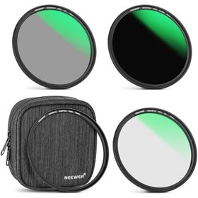 تصویر کیت فیلتر لنز NEEWER 72 mm 4-in-1 Magnetic ND Filter Kit 