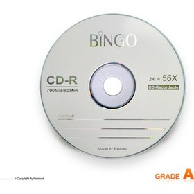 تصویر سی دی خام مارک بینگو پک 50 تایی bingo blank cd pack 50 pieces