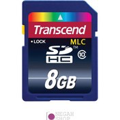 تصویر کارت حافظه SD برند Transcend ظرفیت 8GB 
