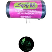 تصویر کیسه زباله رولی ۵۰۰ گرمی بادوک سایز ۵۵*۸۰ رول ۴۰ عددی 