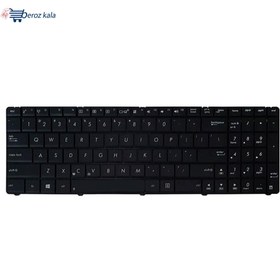 تصویر کیبرد لپ تاپ ایسوس k75 مشکی Keyboard Laptop Asus k75