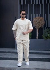 تصویر ست مردانه آستین کوتاه کبریتی 