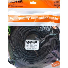 تصویر کابل Macher MR-95 HDMI 20m پوست ماری Macher MR-95 20M HDMI Cable