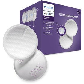 تصویر پد سینه یکبار مصرف 60 عددی اونت Avent breast pad code:254/61