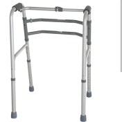 تصویر واکر تاشو آلومینیومی تنظیم ارتفاع 