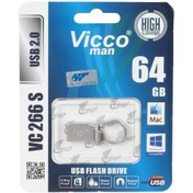 تصویر فلش 64 گیگ ویکومن Vicco Man VC266 USB2.0 