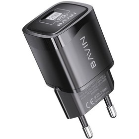 تصویر شارژر دیواری تایپ‌سی فست شارژ باوین BAVIN 20W PD Wall Travel Mobile Phone Adapter Fast Charger PC251Y 