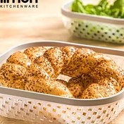 تصویر سبد چهارگوش شفاف نان لیمون - موکا 