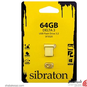 تصویر فلش مموری سیبراتون Sibraton SF3520 ظرفیت 64 گیگابایت USB3.2 