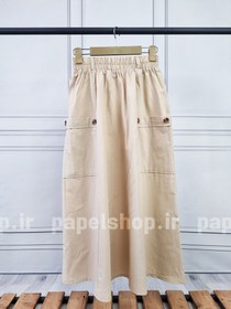 تصویر دامن زنانه دو جیب 