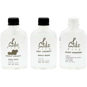 تصویر پک رزین اپوکسی غلیظ و نیمه رقیق حجم 720 میلی لیتر 