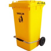 تصویر سطل زباله پلاستیکی مخزن پلی اتیلن پدال دار و چرخ دار 240 لیتری - متنوع ا Bucket Bucket