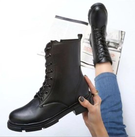 تصویر نیم بوت زنانه سربازی 