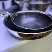 تصویر ماهیتابه استیل لیزری وک مارک ترامنتینا برزیل سایز ۲۲،۲۶،۳۲ - سایز ۲۲ 