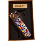 تصویر فندک HONEST طرح موزاییکی 