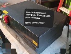 تصویر اینورتر رکمونت ۱۱۰ ولت به ۲۲۰ ولت سینوسی خالص ۳۰۰۰ وات Inverter Rackmount 110v dc to 220v Ac 50Hz pure sinwave 3000W