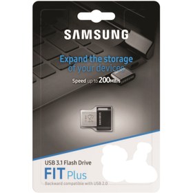 تصویر فلش مموری سامسونگ مدل FITPlus ظرفیت 64 گیگابایت USB3.1 - مشکی USB