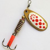 تصویر لانسه مپس طرح کومت سایز 3 خال قرمز پولک طلایی 