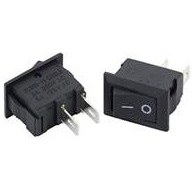 تصویر کلید راکر 2پین مشکی ریز 