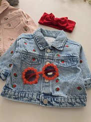 تصویر کت جین توت فرنگی 